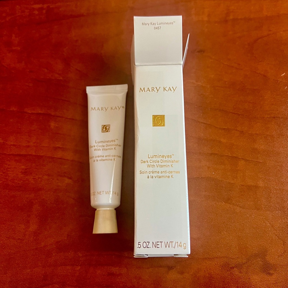 Mary Kay Lumineyes Dark Circle Diminisher With Vitamin K Retinol .5 oz 14g NEW